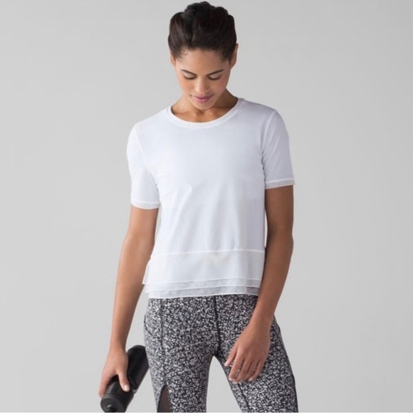 NEW! Lululemon Sole Training Short Sleeve Shirt Black SZ 4 - Picture 10 of 16